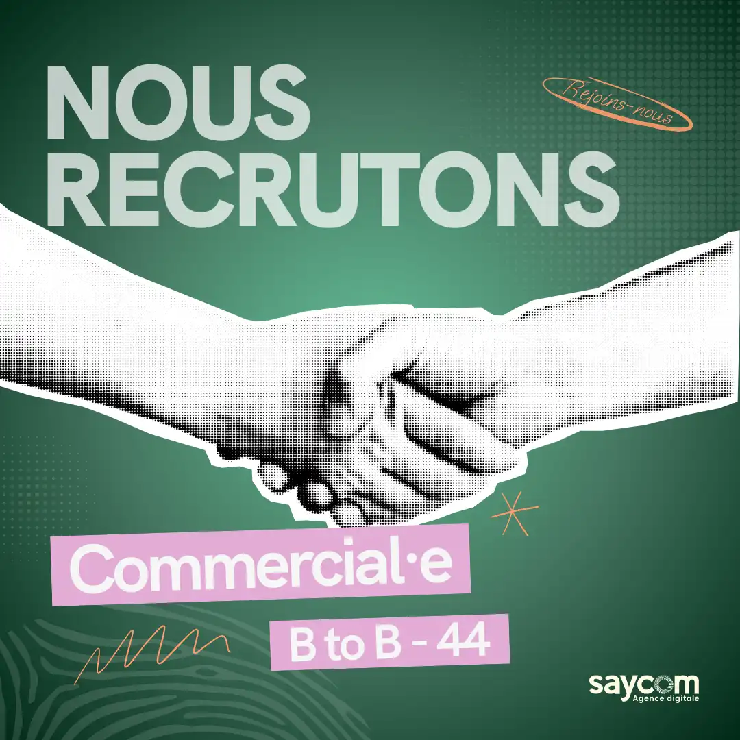 Offre d'emploi commerciale B to B secteur 44